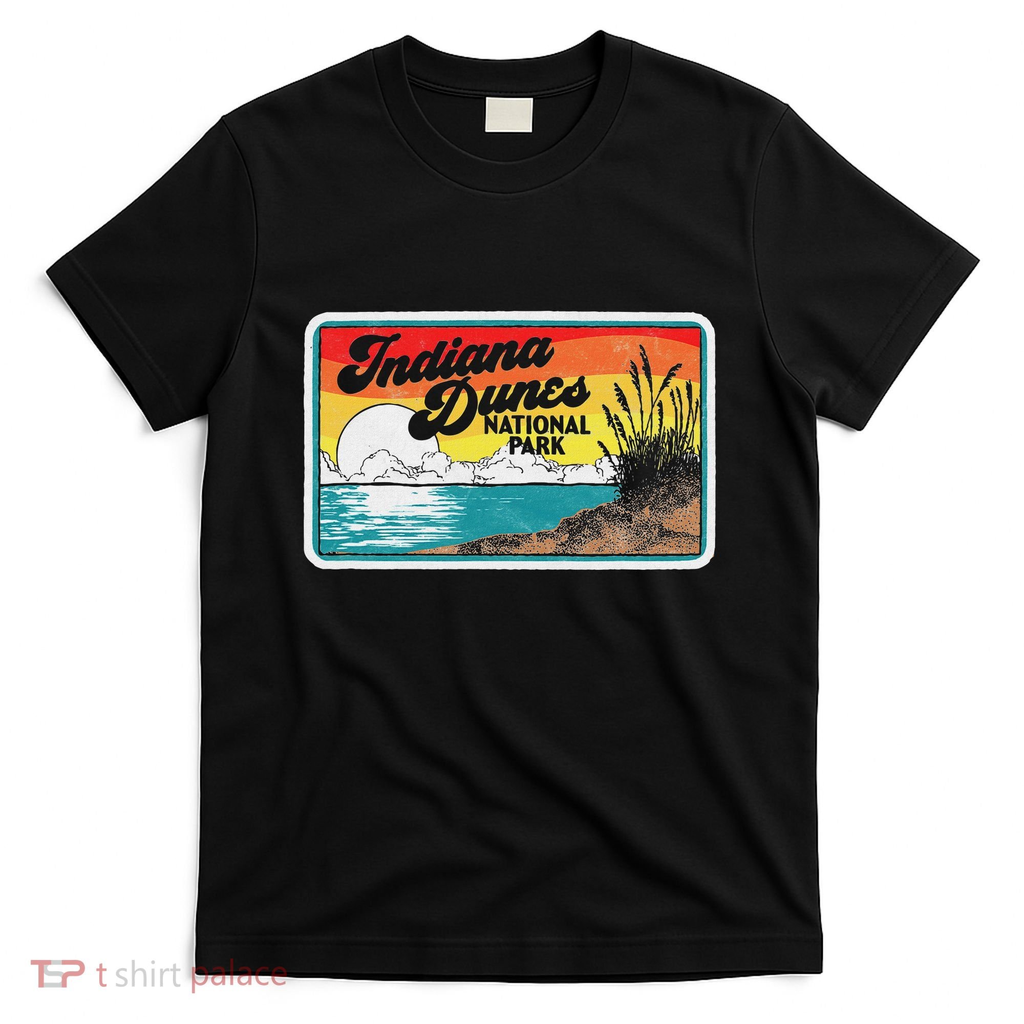 Indiana Dunes National Park Retro Vintage 80S Graphic T-Shirt
