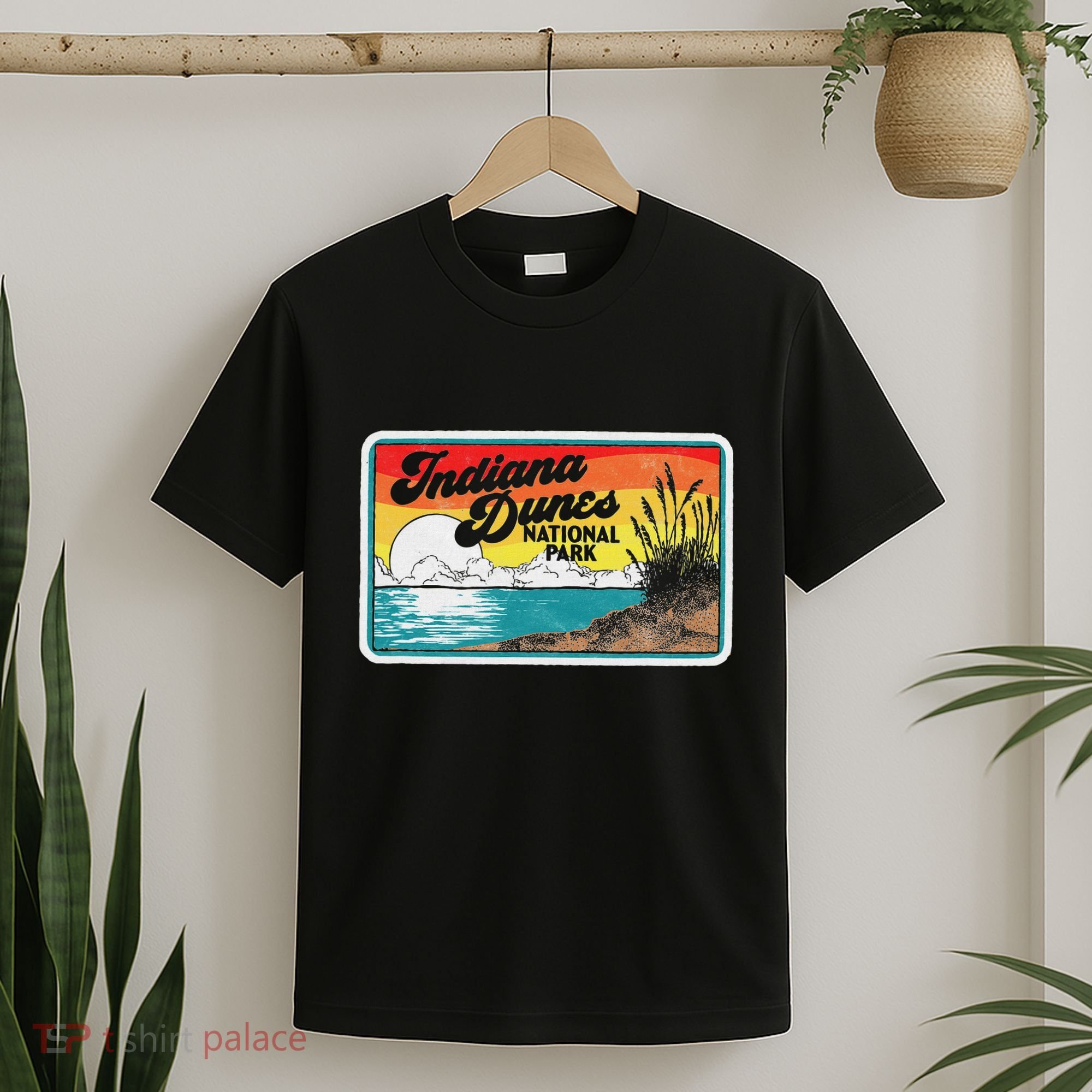 Indiana Dunes National Park Retro Vintage 80S Graphic T-Shirt