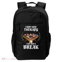 I DonT Need Therapy I Just Need A Break Billiards Snooker Gift Backpack thumb 0