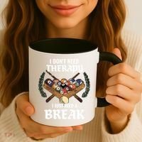 I DonT Need Therapy I Just Need A Break Billiards Snooker Gift Coffee Mug thumb 3
