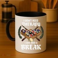 I DonT Need Therapy I Just Need A Break Billiards Snooker Gift Coffee Mug thumb 4