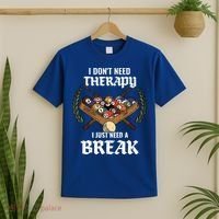 I DonT Need Therapy I Just Need A Break Billiards Snooker Gift T-Shirt thumb 2