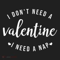 I DonT Need A Valentine I Need A Nap Funny Valentines Day Beanie thumb 2