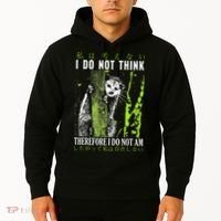 I Do Not Think Therefore I Do Not Am Possum Japanese Hoodie thumb 2