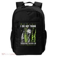 I Do Not Think Therefore I Do Not Am Possum Japanese Backpack thumb 0