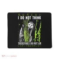I Do Not Think Therefore I Do Not Am Possum Japanese Mousepad thumb 0