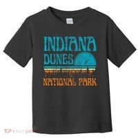 Indiana Dunes National Park Lake Michigan Retro Sunset Toddler T-Shirt thumb 0