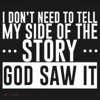 I Don't Need To Tell My Side Of The Story, God Saw It Women's Hoodie thumb 2
