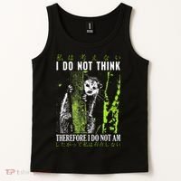 I Do Not Think Therefore I Do Not Am Funny Saying Tank Top thumb 2