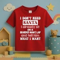 I DonT Need Santa I Already Sit On A Bearded ManS Lap Toddler T-Shirt thumb 3