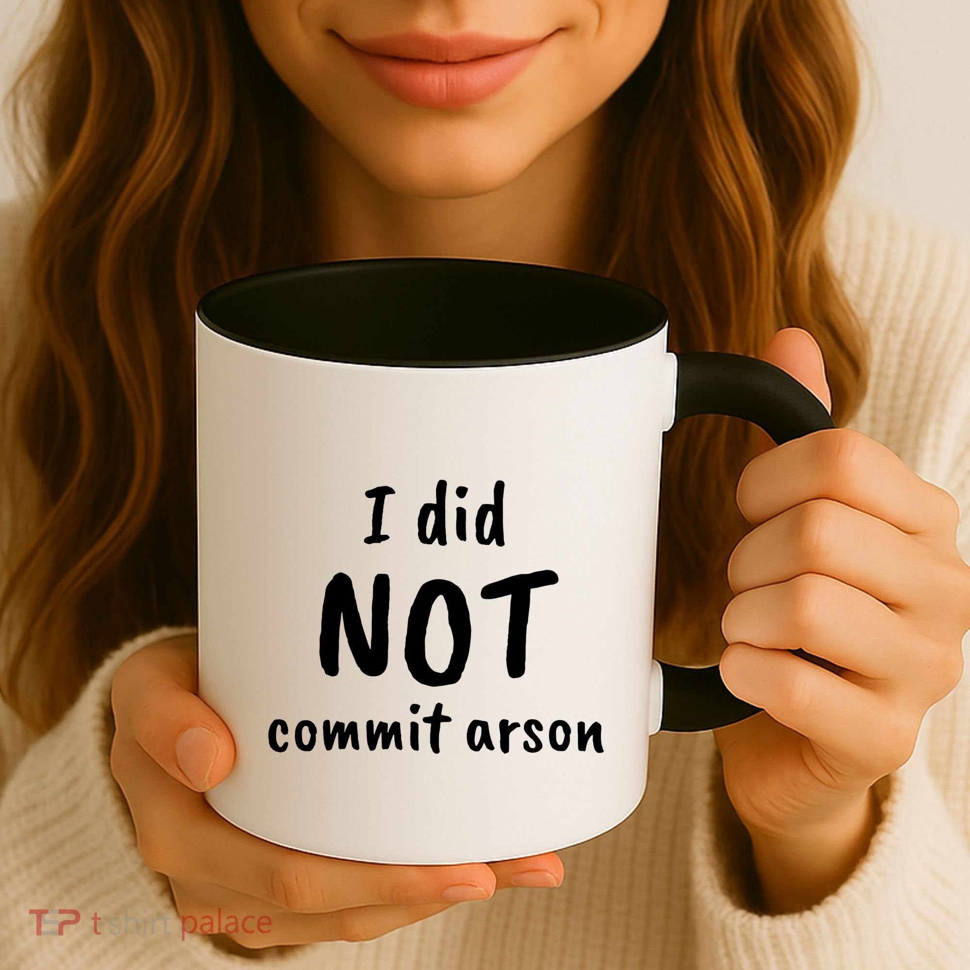 I Did Not Commit Arson Quote Coffee Mug