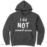 I Did Not Commit Arson Quote Hoodie thumb 0