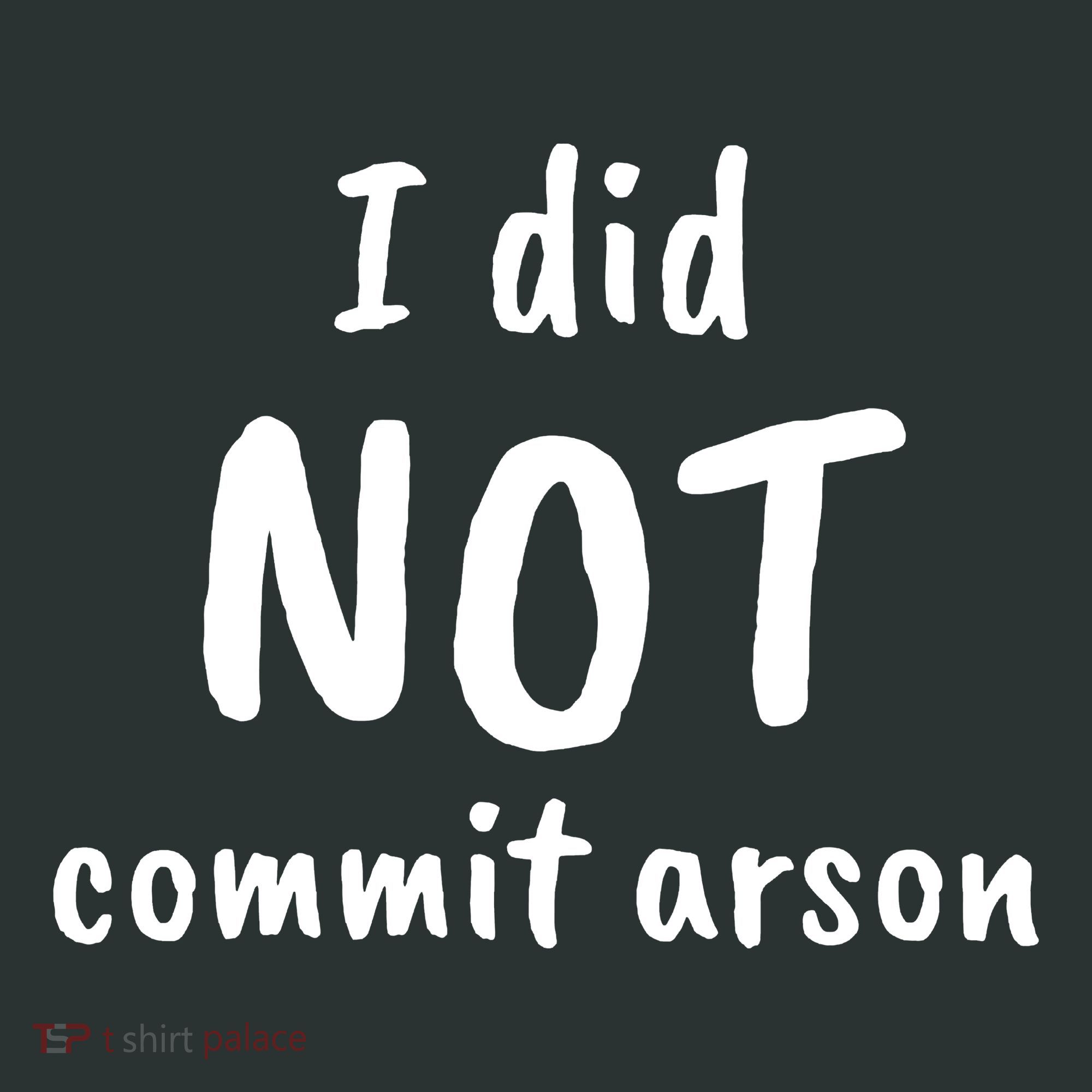 I Did Not Commit Arson Quote Long Sleeve Shirt