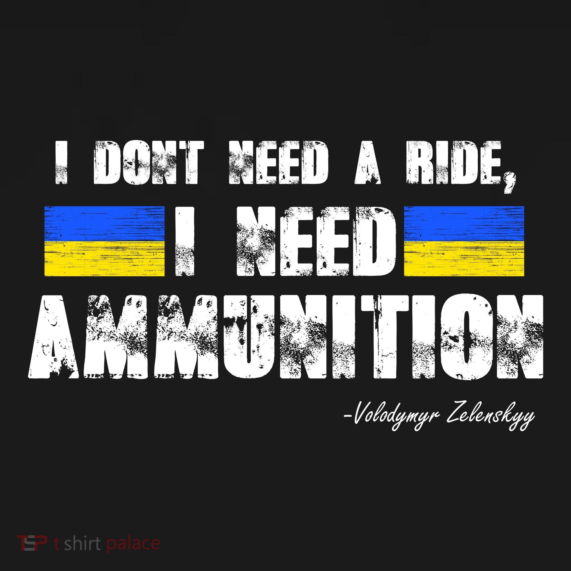 I Dont Need A Ride, I Need Ammunition Volodymyr Zelenskyy Stand With Ukraine Ornament