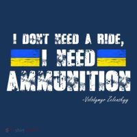 I Dont Need A Ride, I Need Ammunition Volodymyr Zelenskyy Stand With Ukraine Tank Top thumb 6