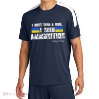 I Dont Need A Ride, I Need Ammunition Volodymyr Zelenskyy Stand With Ukraine Sport-Tek Competitor United Soccer Jersey thumb 0