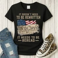 It Doesnt Need To Be Rewritten It Needs To Be Reread Women's T-Shirt thumb 3