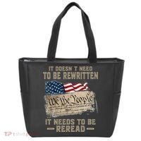 It Doesnt Need To Be Rewritten It Needs To Be Reread Tote Bag thumb 0