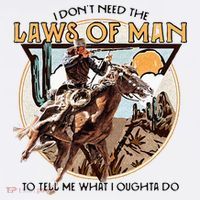 I Dont Need The Laws Of Man Western Costume Visor thumb 3