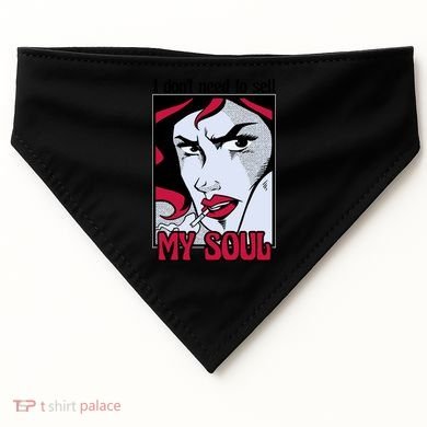 I Don't Need To Sell My Soul Comic USA-Made Doggie Bandana