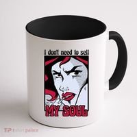 I Don't Need To Sell My Soul Comic Coffee Mug thumb 1