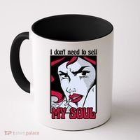 I Don't Need To Sell My Soul Comic Coffee Mug thumb 0