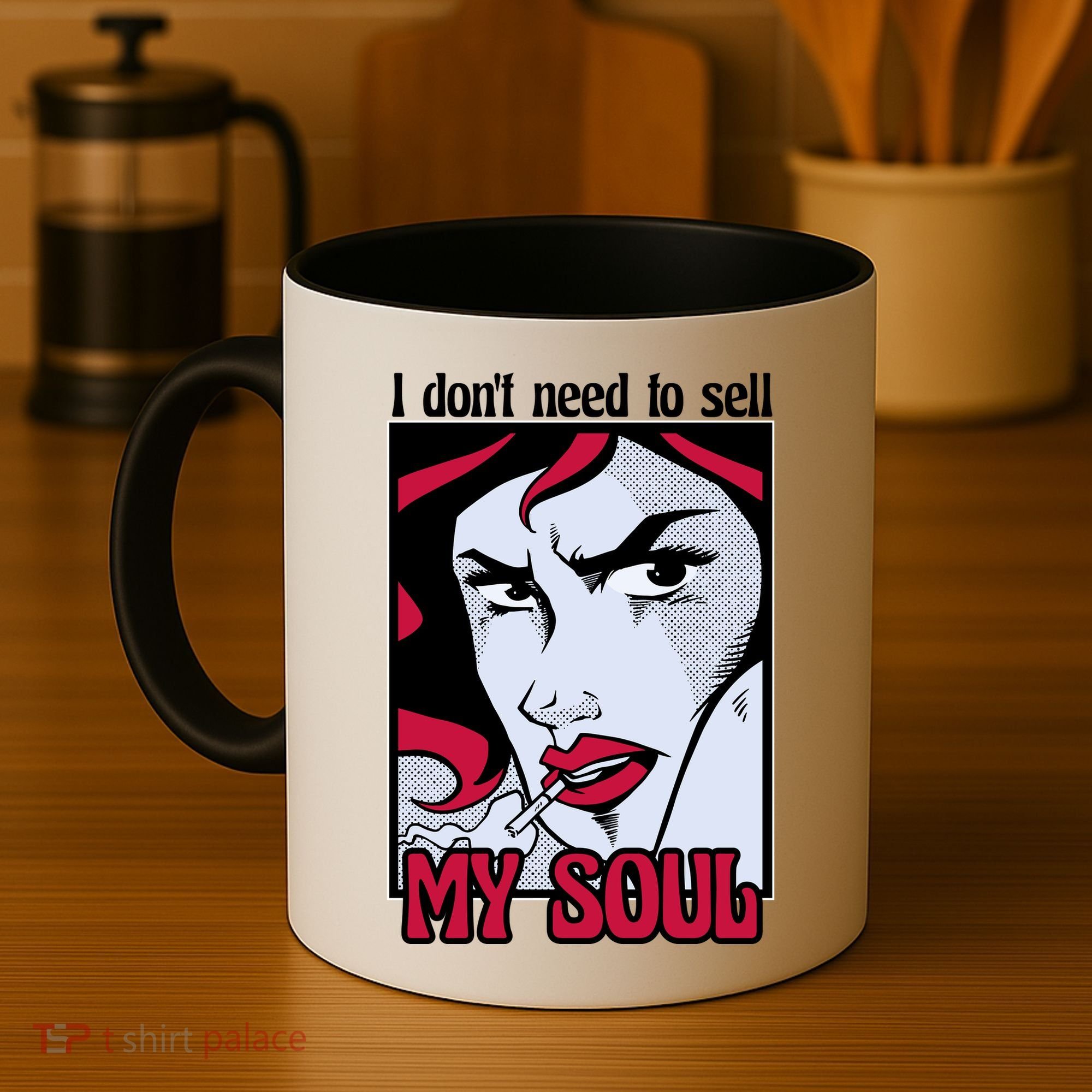 I Don't Need To Sell My Soul Comic Coffee Mug