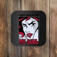 I Don't Need To Sell My Soul Comic Coaster thumb 0