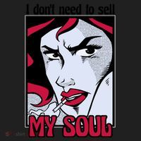 I Don't Need To Sell My Soul Comic Hat thumb 2
