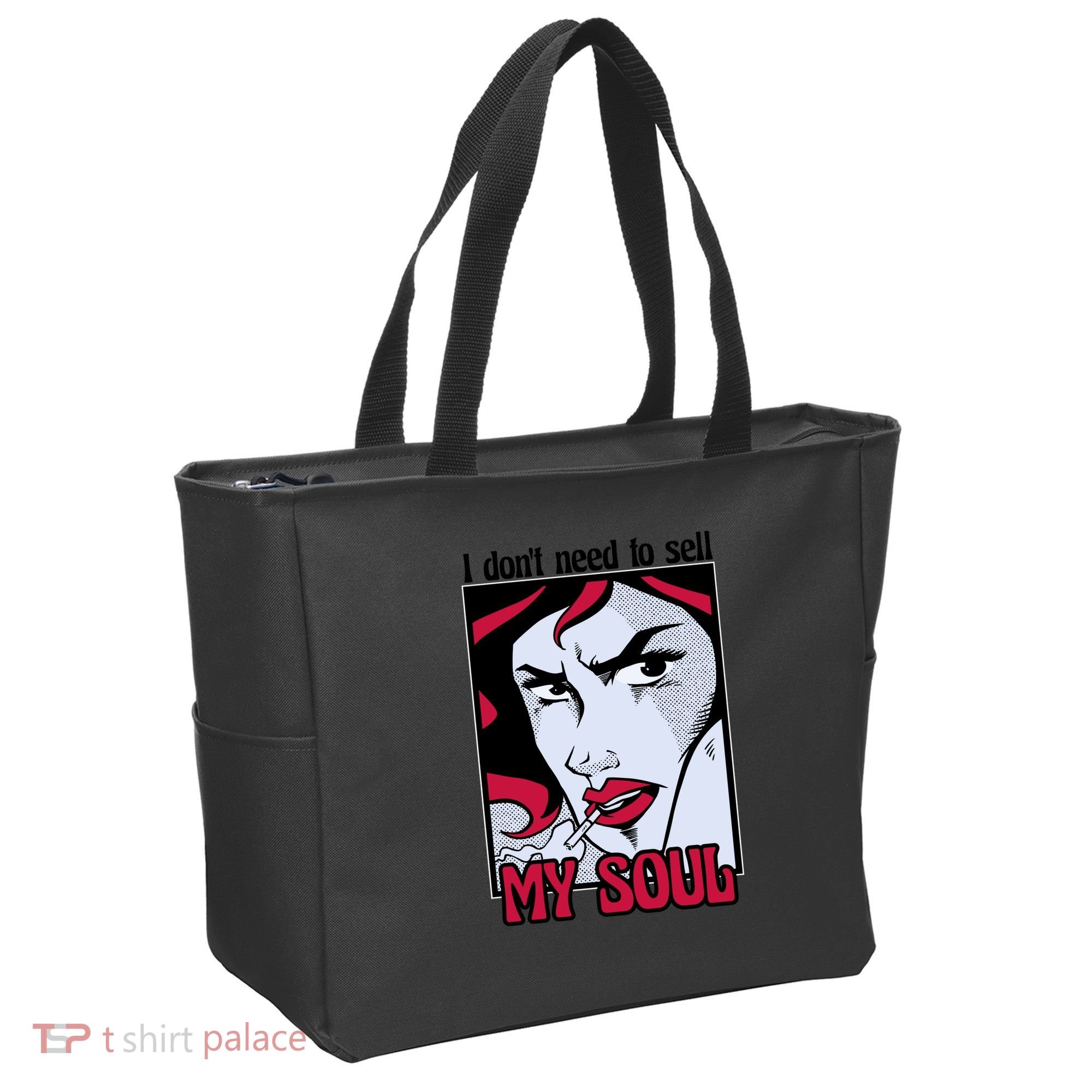 I Don't Need To Sell My Soul Comic Tote Bag