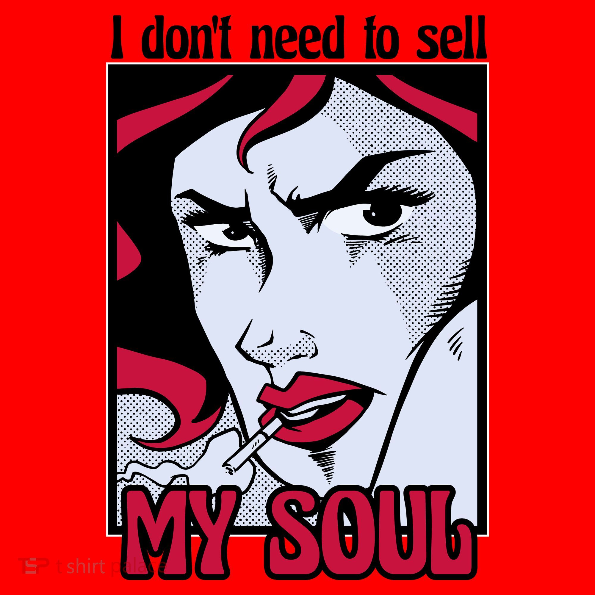 I Don't Need To Sell My Soul Comic Santa Hat