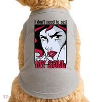 I Don't Need To Sell My Soul Comic Doggie Tank thumb 0