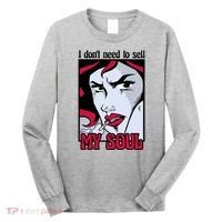 I Don't Need To Sell My Soul Comic Long Sleeve Shirt thumb 0