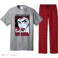 I Don't Need To Sell My Soul Comic Pajama Set thumb 0