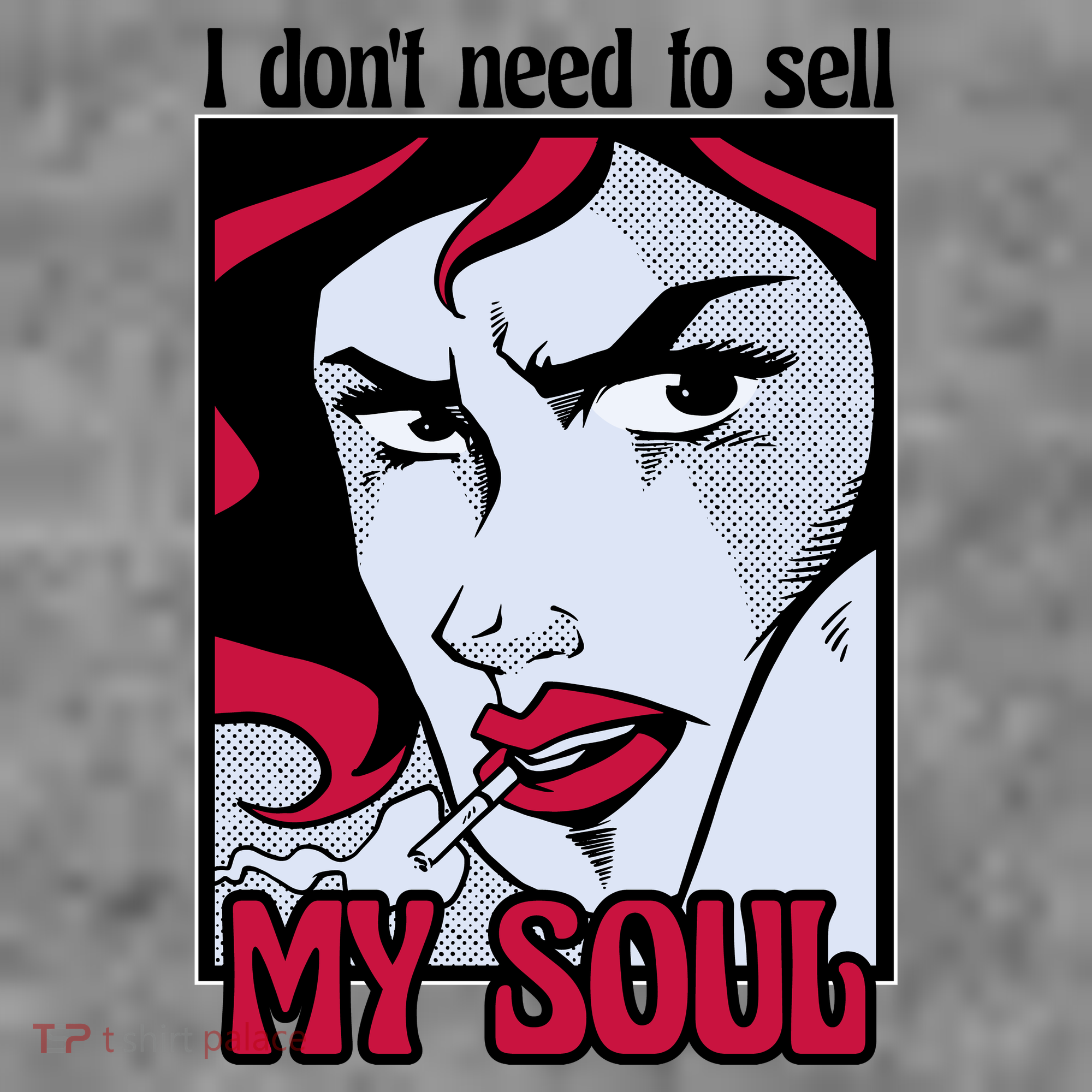 I Don't Need To Sell My Soul Comic Women's Hoodie