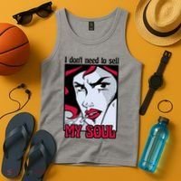 I Don't Need To Sell My Soul Comic Tank Top thumb 4