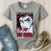 I Don't Need To Sell My Soul Comic Women's T-Shirt thumb 3