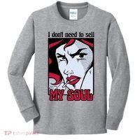 I Don't Need To Sell My Soul Comic Kids Long Sleeve Shirt thumb 0