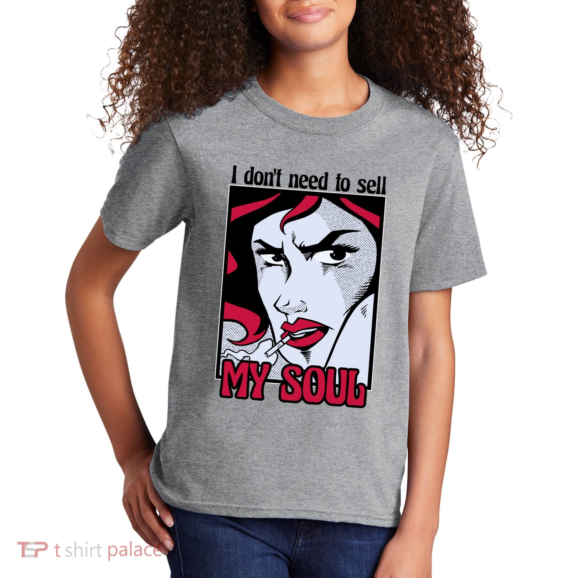 I Don't Need To Sell My Soul Comic Kids T-Shirt