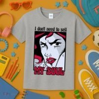 I Don't Need To Sell My Soul Comic Kids T-Shirt thumb 3