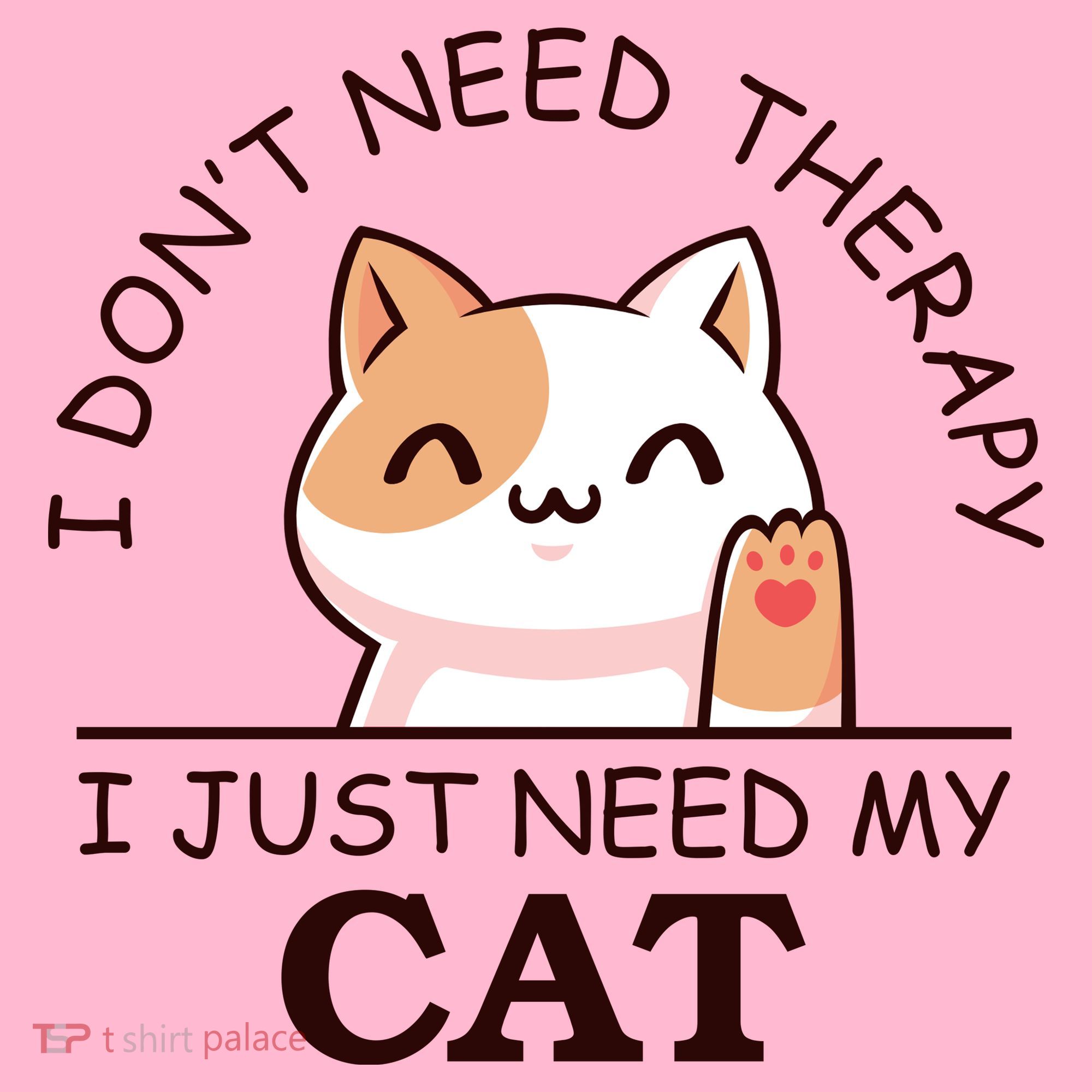 I Don't Need Therapy I Just Need My Cat Cute Visor