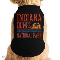 Indiana Dunes National Park Nature Great Lakes Sunset Doggie Tank thumb 0