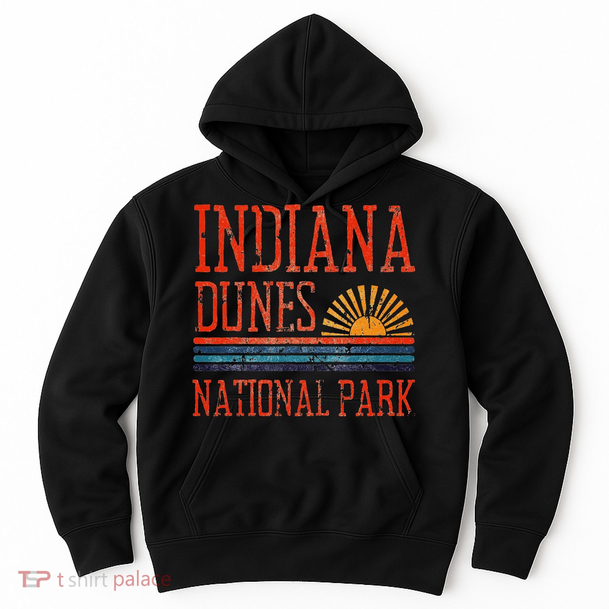 Indiana Dunes National Park Nature Great Lakes Sunset Hoodie