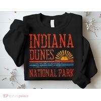 Indiana Dunes National Park Nature Great Lakes Sunset Sweatshirt thumb 2