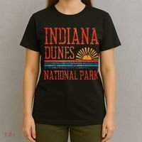 Indiana Dunes National Park Nature Great Lakes Sunset T-Shirt thumb 4
