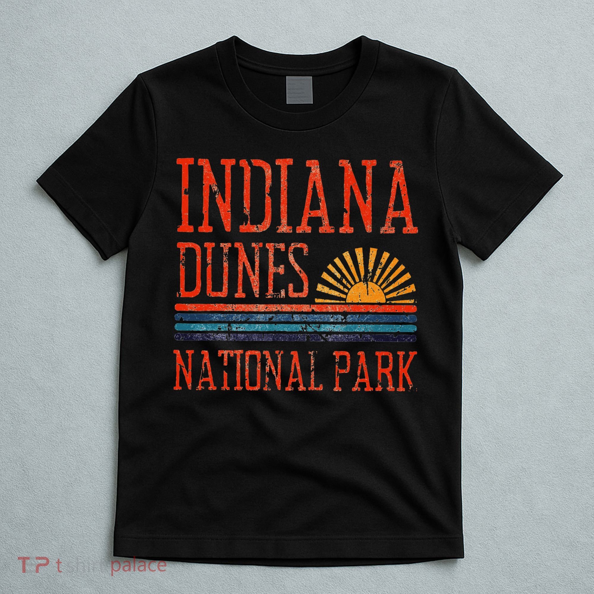 Indiana Dunes National Park Nature Great Lakes Sunset T-Shirt
