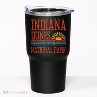 Indiana Dunes National Park Nature Great Lakes Sunset Tumbler thumb 0