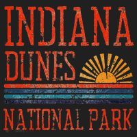 Indiana Dunes National Park Nature Great Lakes Sunset Tumbler thumb 3