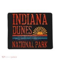Indiana Dunes National Park Nature Great Lakes Sunset Mousepad thumb 0
