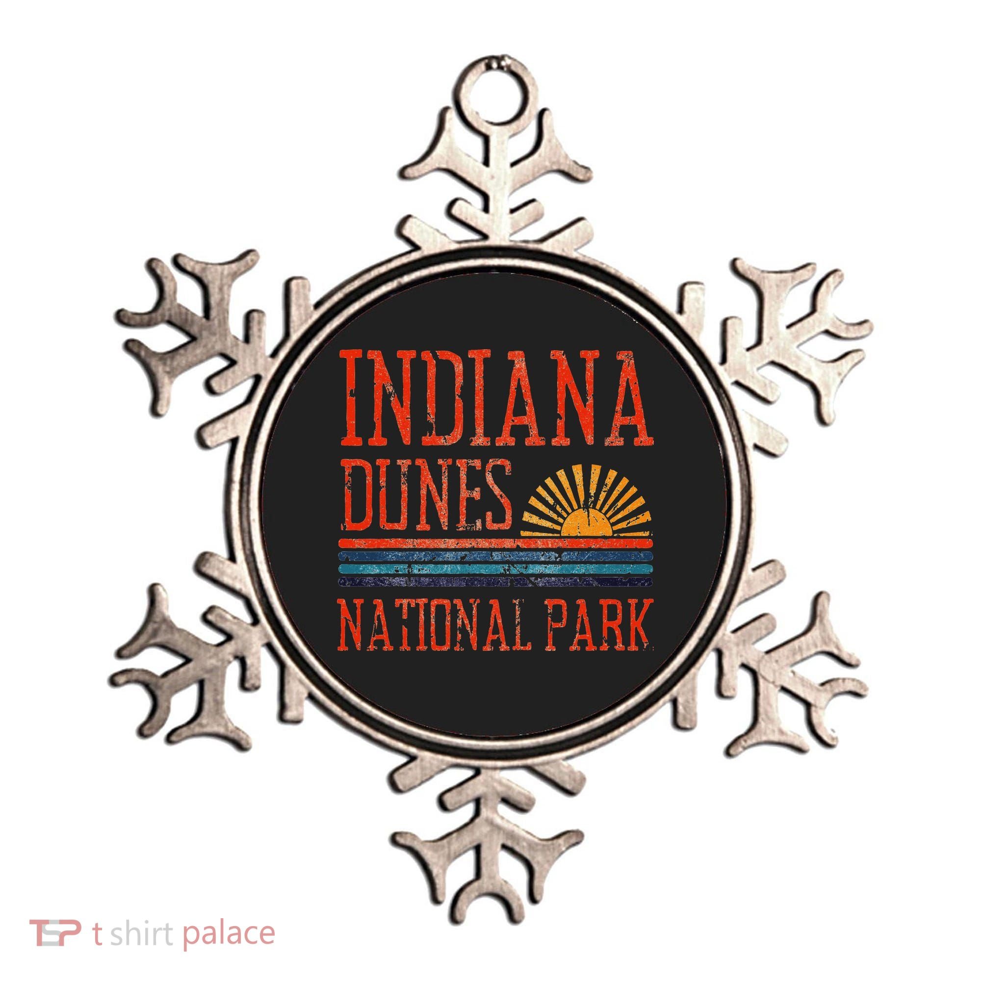 Indiana Dunes National Park Nature Great Lakes Sunset Ornament